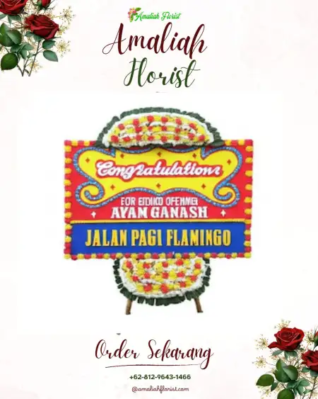 Sewa Papan Bunga Selong
