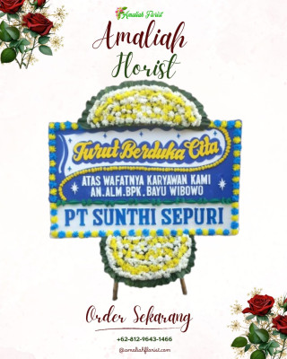 Papan Bunga Duka di Selong